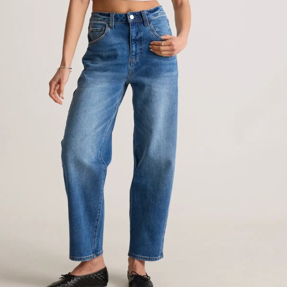 Quince Barrel Leg Jeans